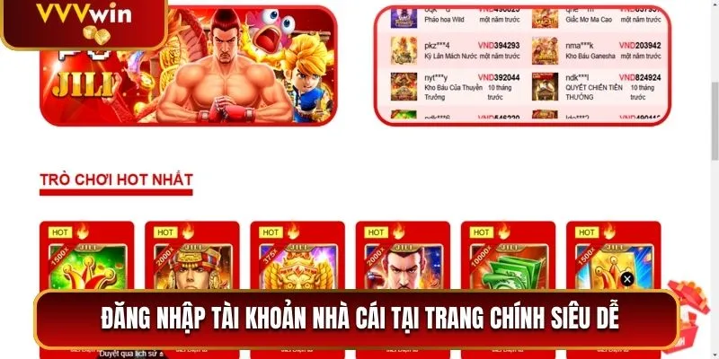 hướng dẫn chi tiết về đăng nhập tại nhà cái VVVwin